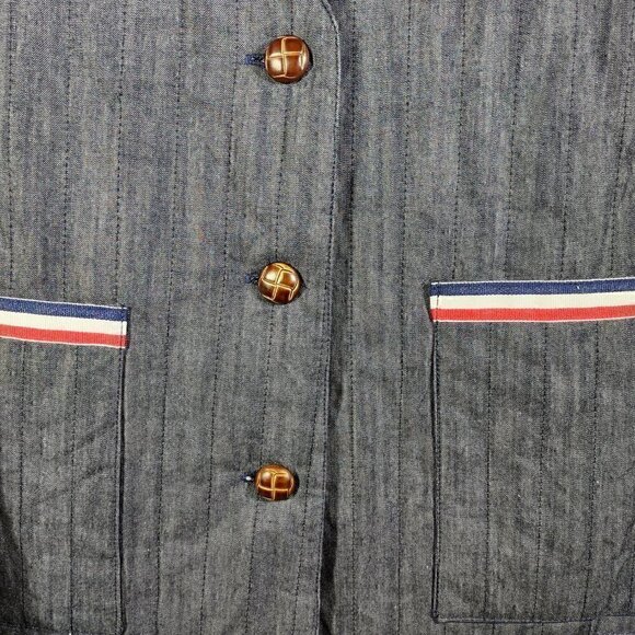 Salon De Magni Blue Blazer (Denim) Jacket See Pictures For Size Estimate - Picture 5 of 14